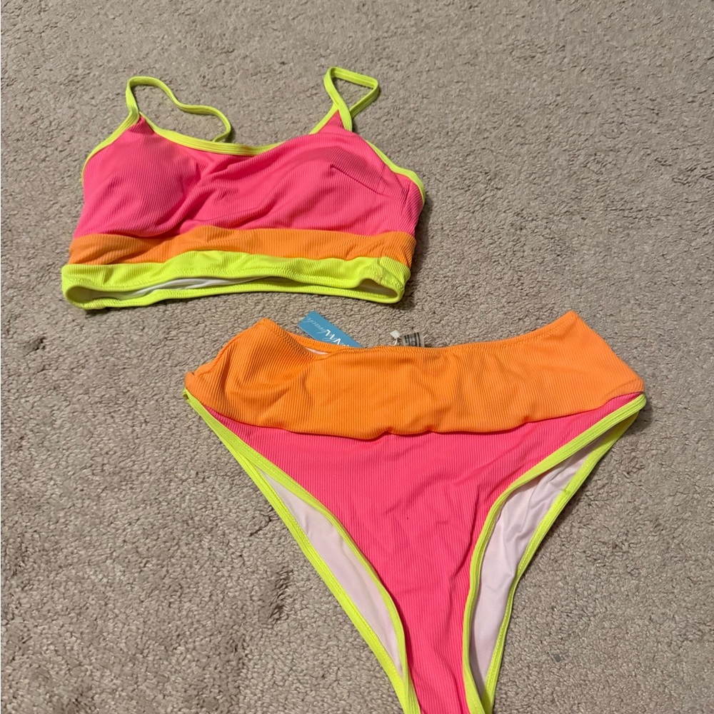 Colorful Women's Bikini Set